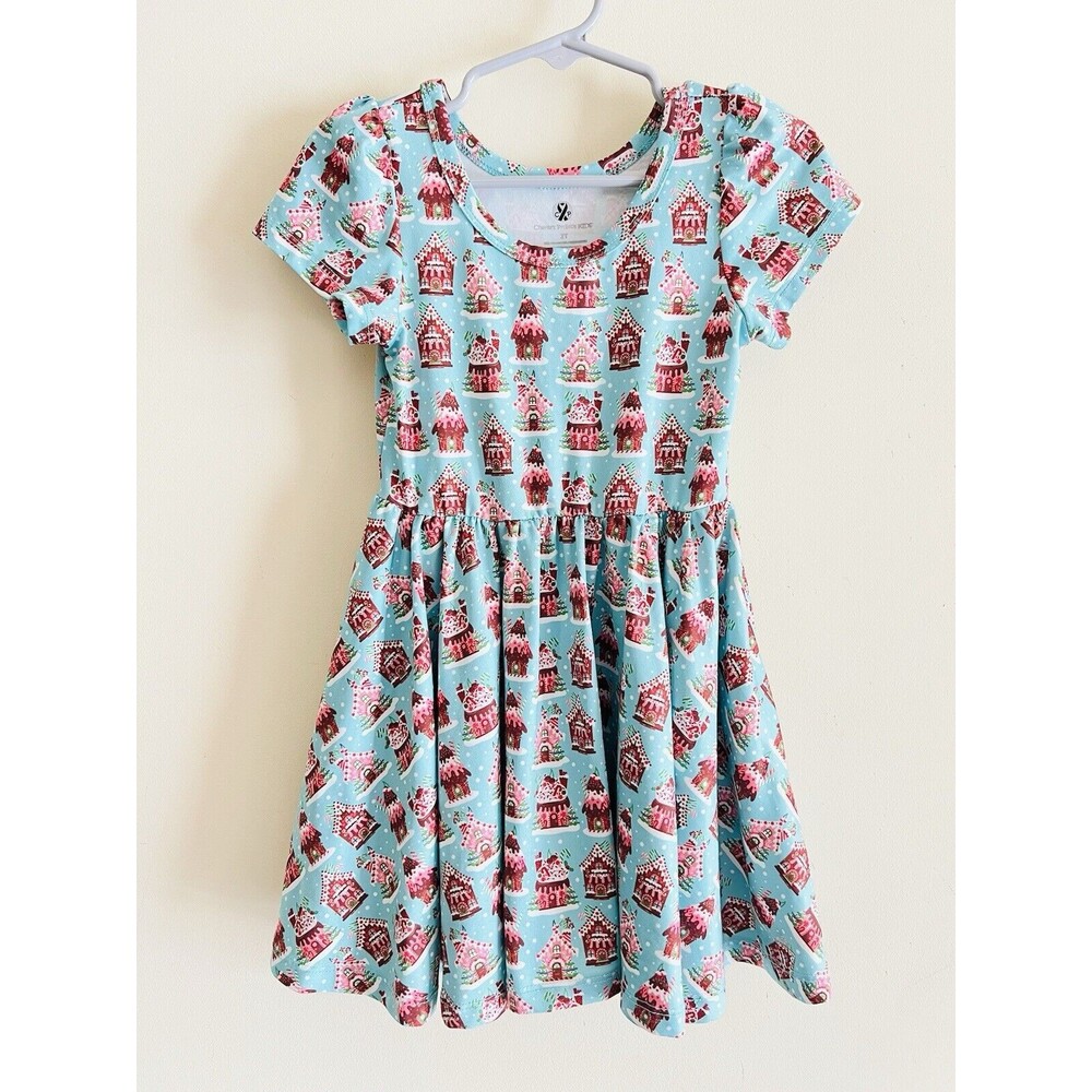 Charlies Project Toddler Girls 2T Twirl Dress Christmas Holiday Pockets Boutique